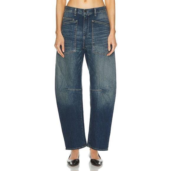 Nili Lotan Shon Curved Leg Jeans - 25 - Picture 1 of 4